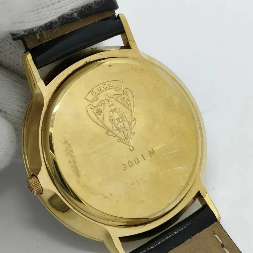 GUCCI WATCH 3001M 33mm MEN'S BLACK